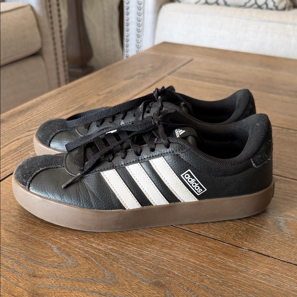 Adidas Black and White Casual Sneakers